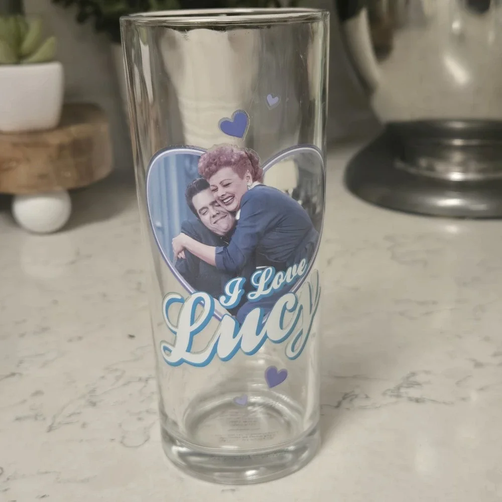 I Love Lucy 10 Oz Drinking Glasses 6